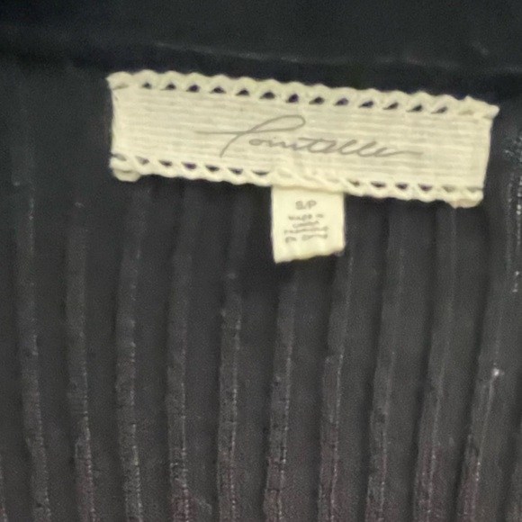 Black Women's Open Long Sweater Cardigan Size S - Picture 3 of 5